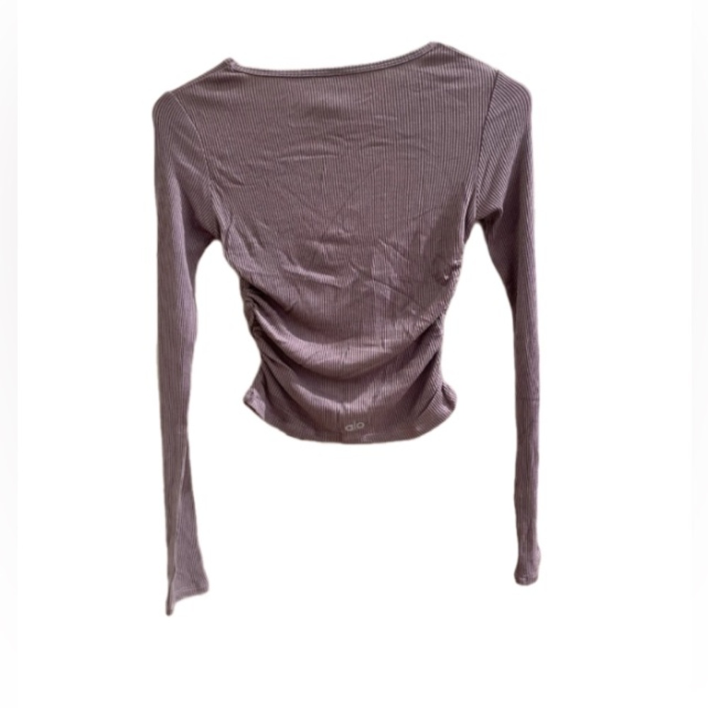 ALO Yoga Women's Purple Long Sleeve Top